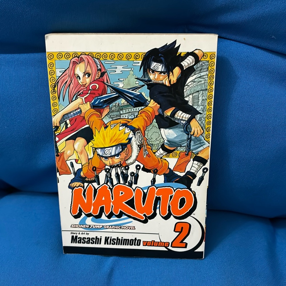 Naruto Comic Volume 2 Shonen Jump By Masashi Kishimato Rated T For Teen